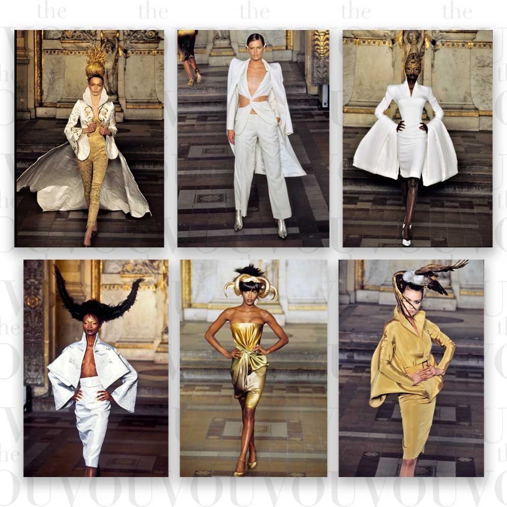 Fashion Designer Alexander McQueen 1997 Couture Collection for Givenchy