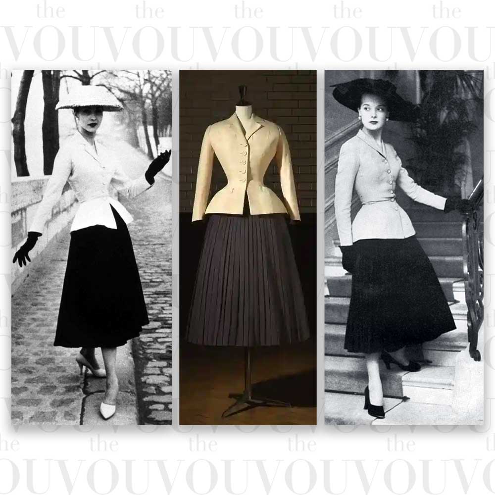 The Bar Suit by Fashion Designer Christian Dior