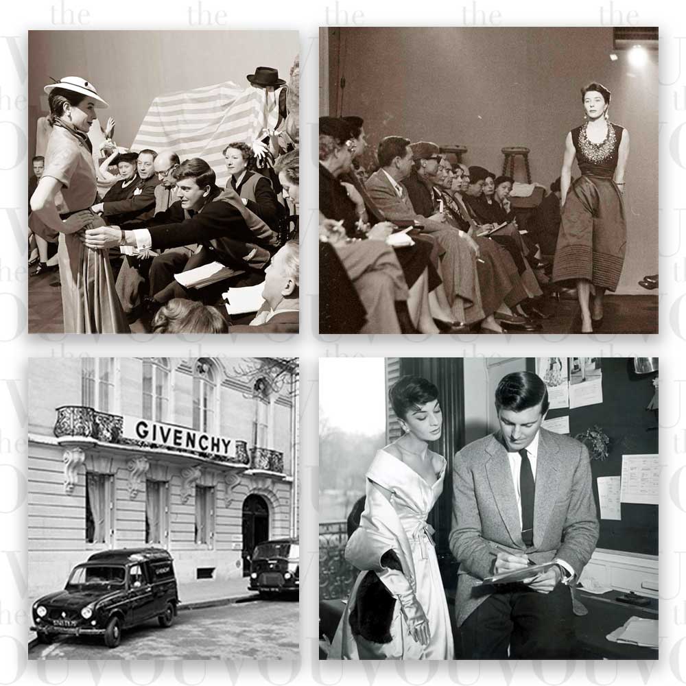 Fashion Designer Hubert de Givenchy Fashion House in 1952